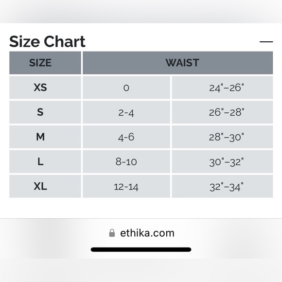 New - Ethika High Wasted Tight “Tall” - Picture 7 of 7